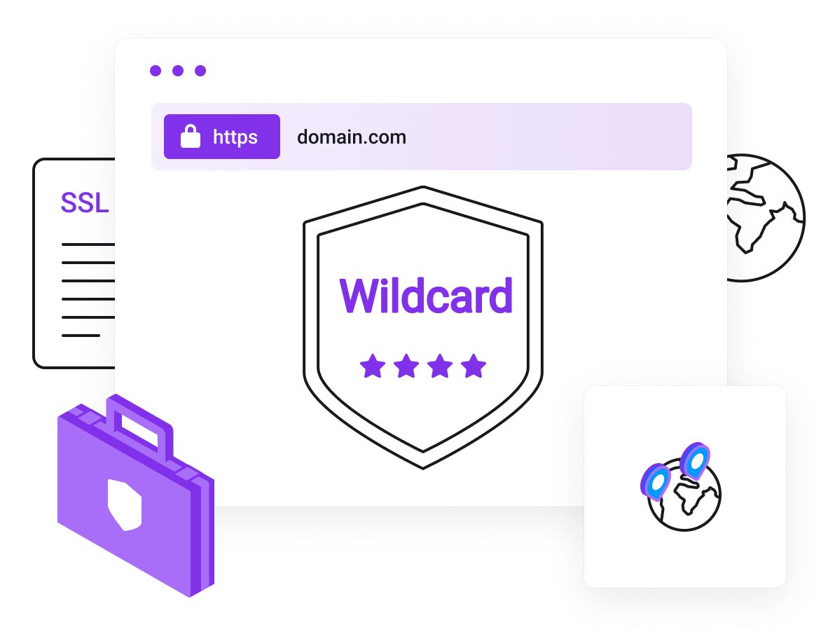 Secure unlimited subdomains on a single certificate